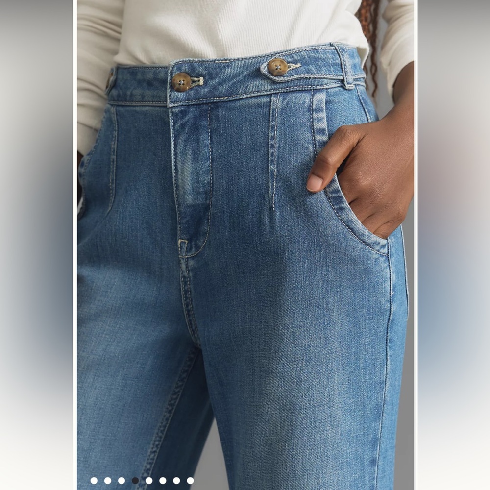Pilcro Tower Flare Mid-Rise Jeans - Picture 5 of 10
